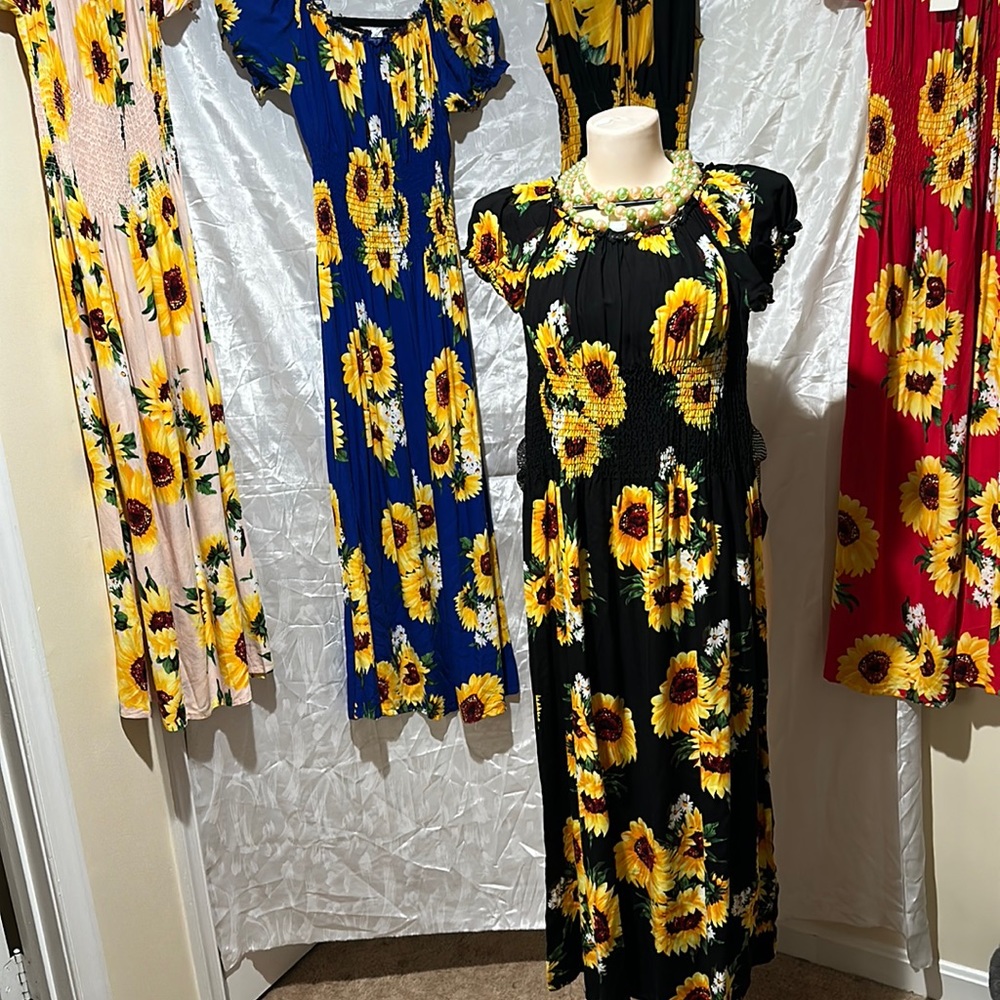 Flower dress summer dress long